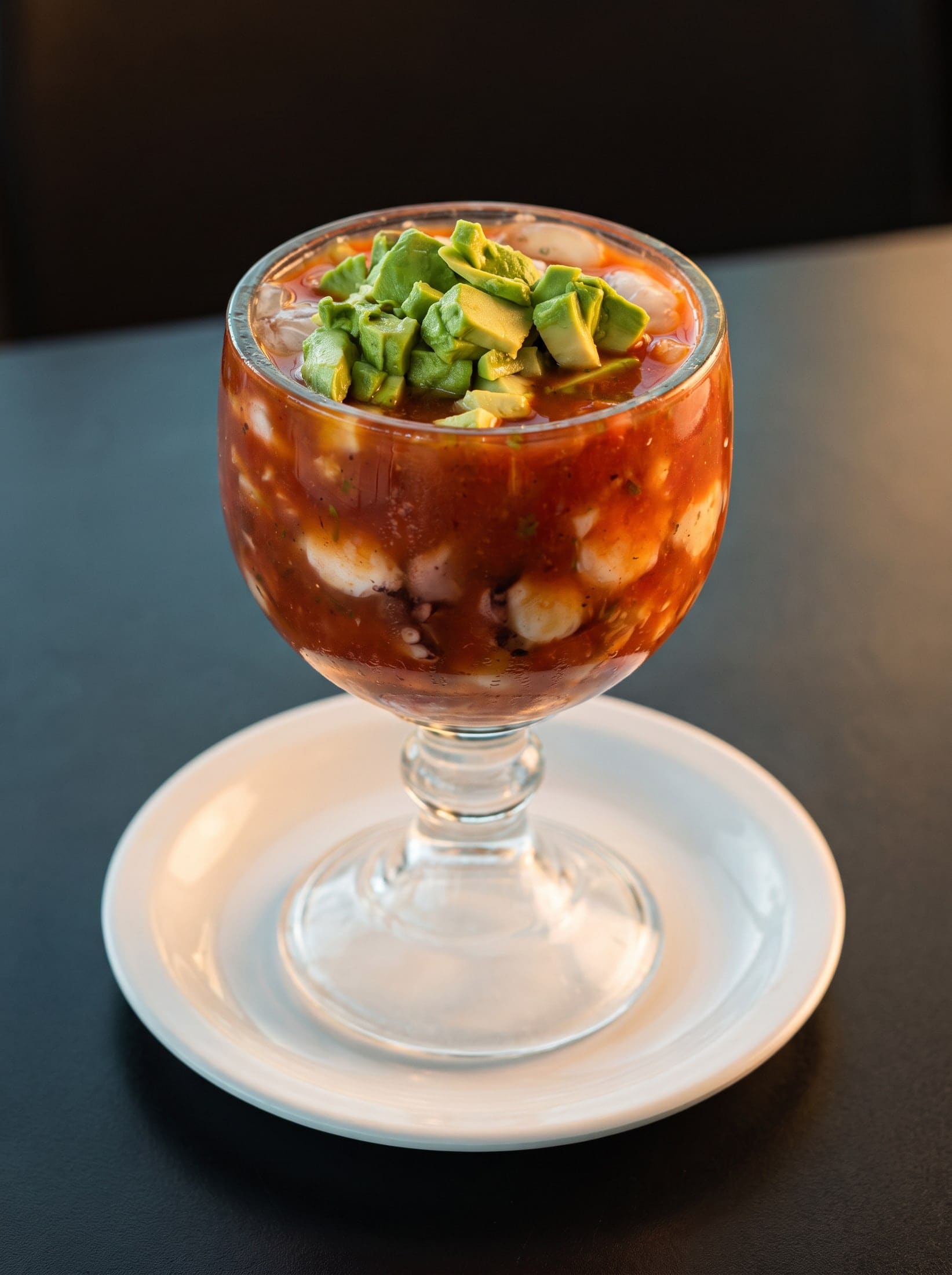 Cóctel de camarón con aguacate